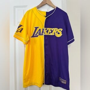 Lakers Yellow and Purple Shirt